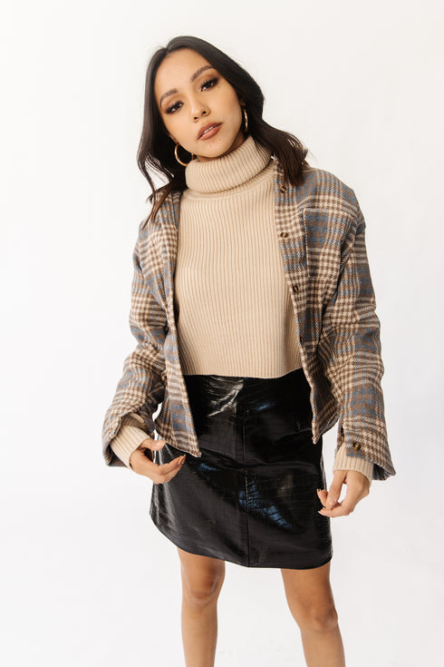 Glow Up Sweater // Tan